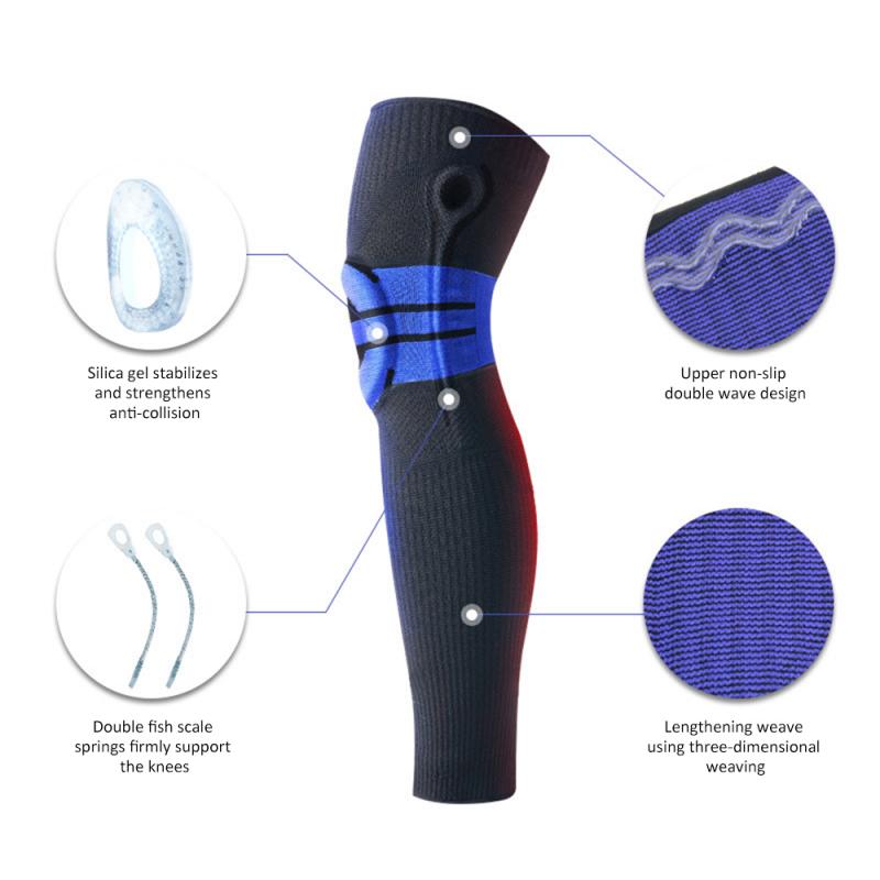 Sport Sicherheit Zubehör Schienbein Schutz Knie Pads Basketball FußBall Anti-kollision Knie Pads Elastische Gestrickte Warme Knie Pads