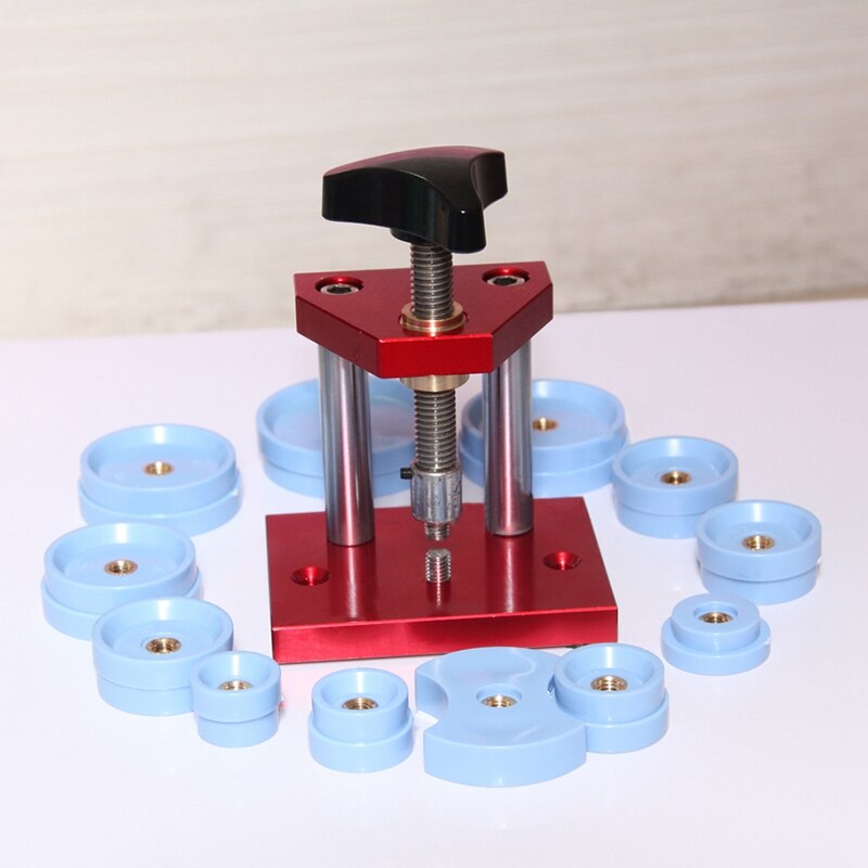 Micropress urkasse press micropress medium heavy duty urkasse pressverktøy med 12 nylon dør for reparasjon av ur