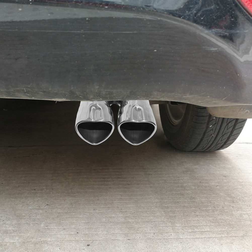 2.5 inch Inlet Square End One Change Dual Stainles... β Grandado