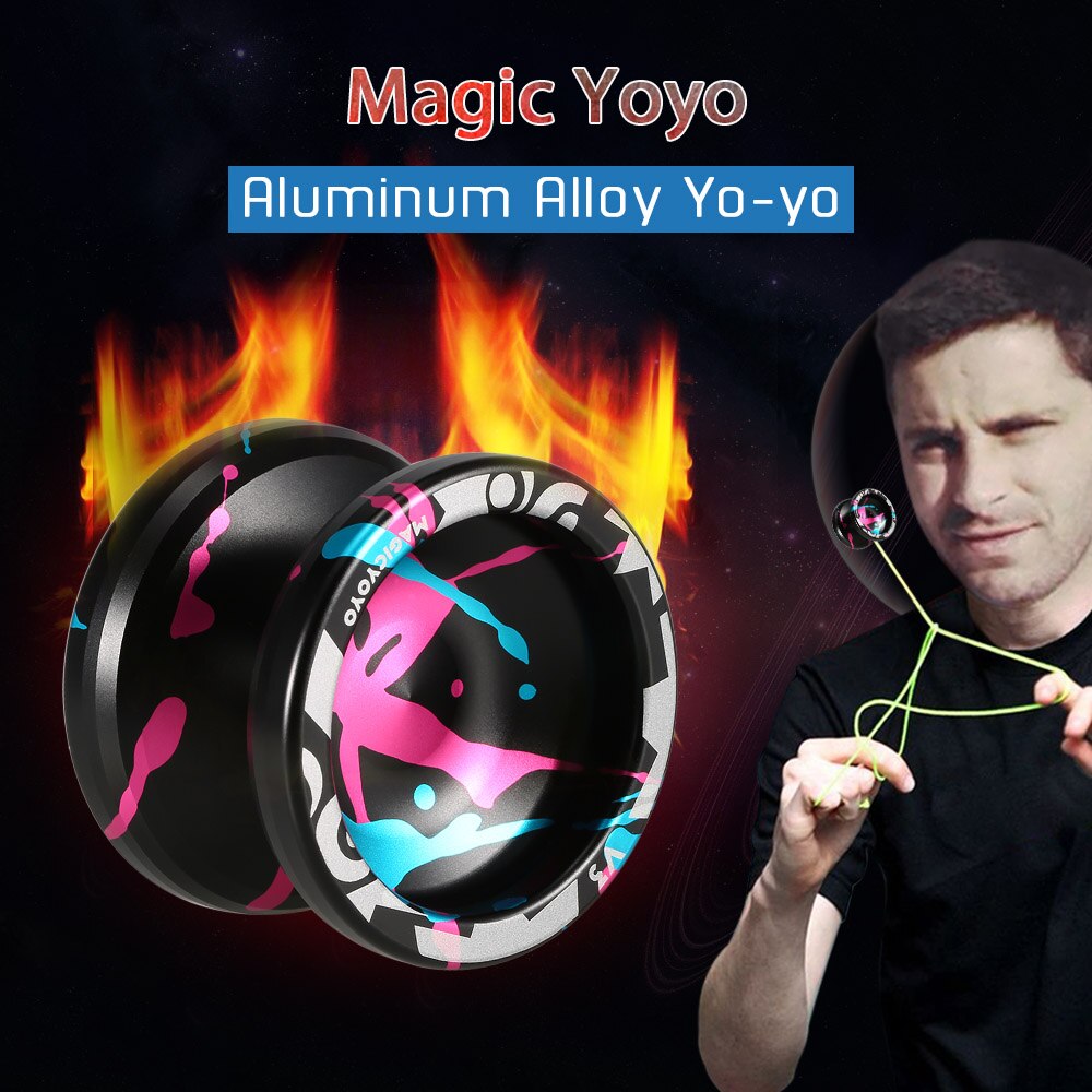 Magic Yoyo V3 Reageert High-Speed Aluminium Legering Jojo Cnc Draaibank Met Spinning String Voor Kinderen Kids