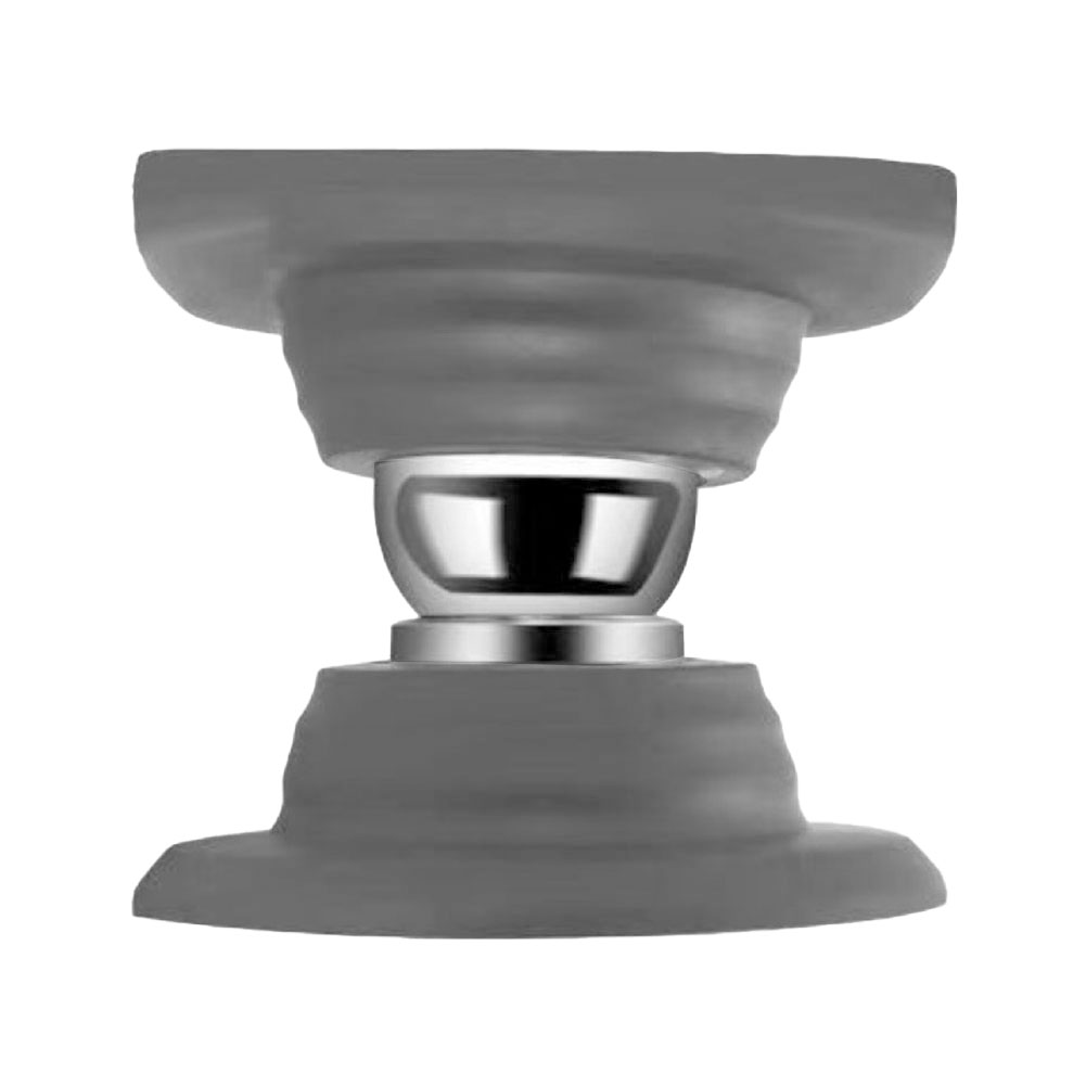 Tope de puerta de silicona, tapón magnético anticolisión a prueba de viento, Tope de puerta, resistencia de puertas de madera para el hogar y el baño: Plata