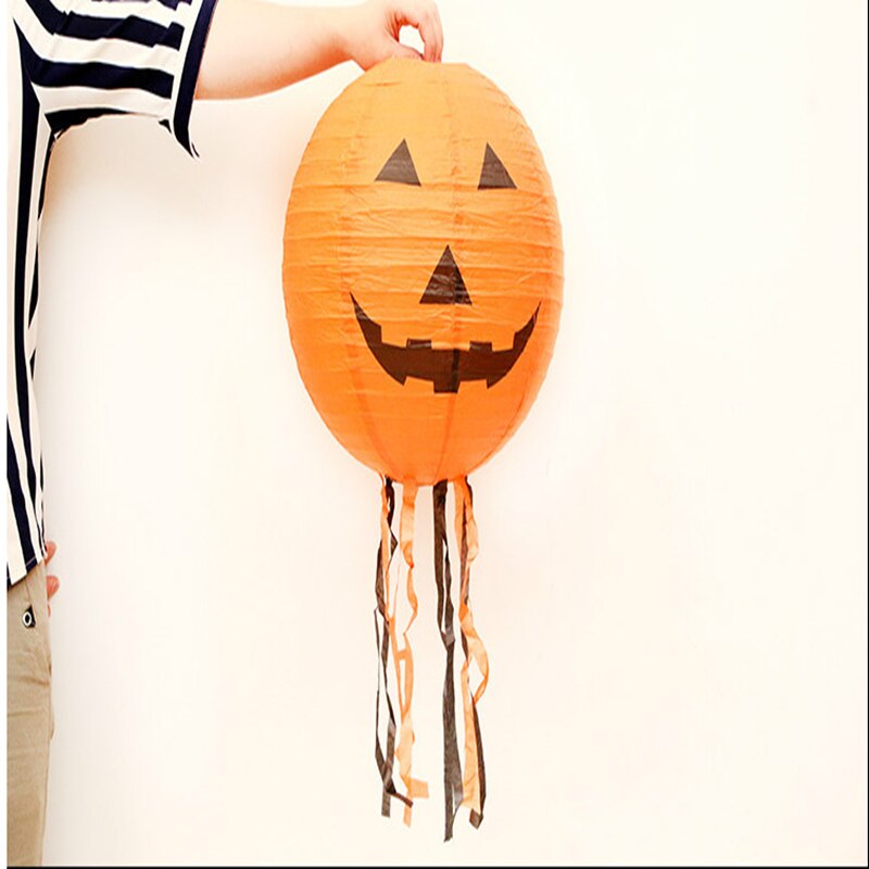 Halloween dekorasjon papir gresskar hengende lykt halloween dekorasjoner til hjem skrekk lykt rekvisita