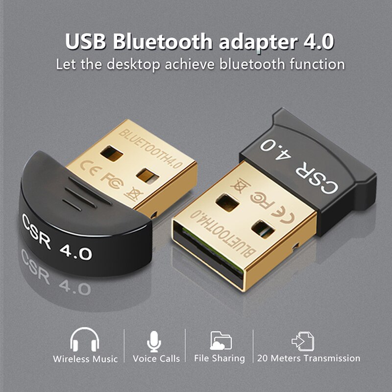 Adaptador bluetooth v4 0 csr modo dual inal mbrico grandado