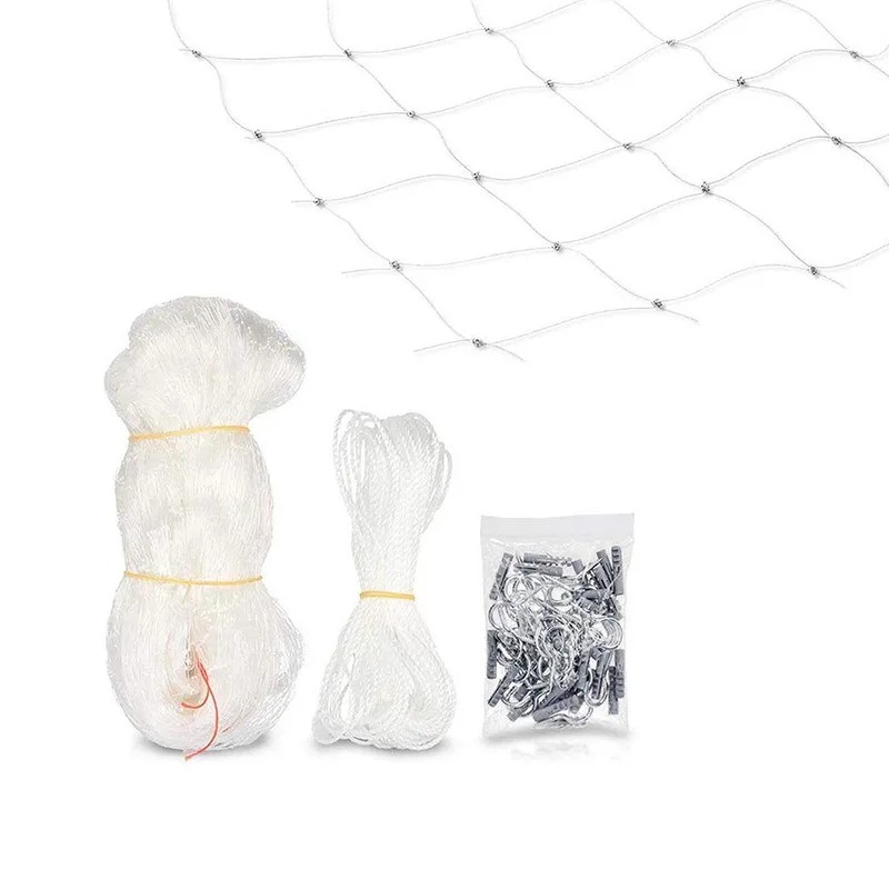 Couverture de protection pour animaux de compagnie, filet pour chat, fenêtre flottante, maille en plastique, Nylon, grille en fil d'acier, jardin, balcon, sécurité, filet de prévention des chutes: vert clair