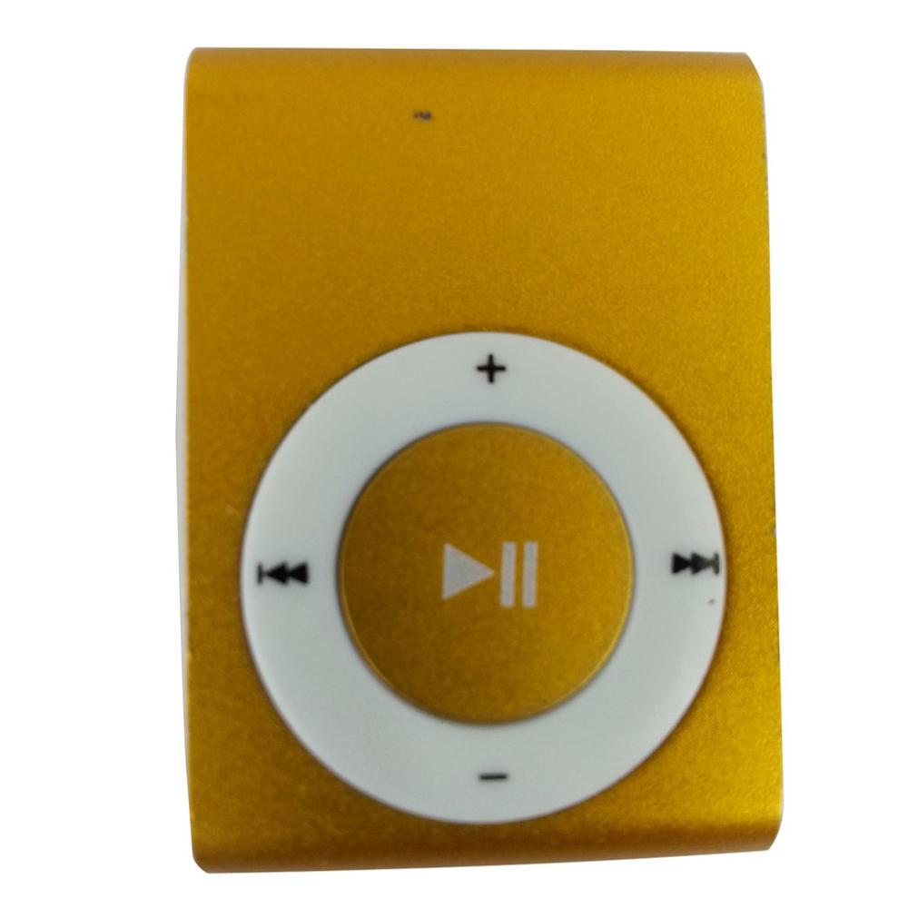 Lecteur Mp3 sans écran en métal, carte Portable, Clip en fer, lecteur de sport pour étudiant,: Default Title