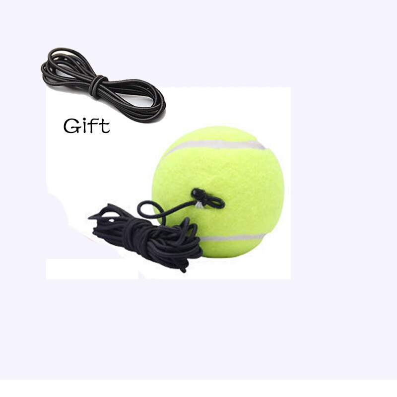 Palla da tennis professionale in gomma ammortizzatore alta elasticità palla da allenamento durevole sport palla da rimbalzo auto-studio con filo: 1 pezzo con filo