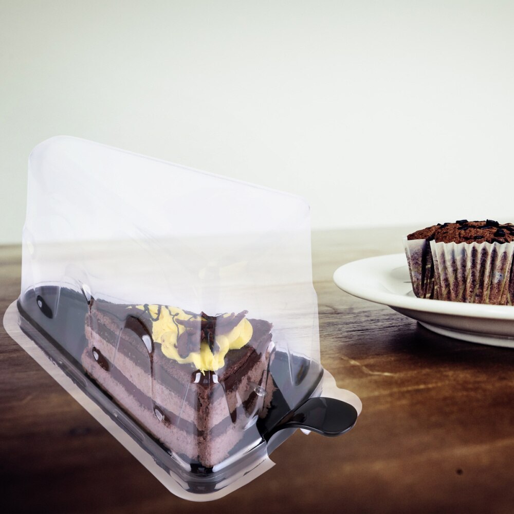 Petit récipient à tarte triangulaire, boîte à gâteaux en tranches, boîte à gâteaux transparente, 20 pièces