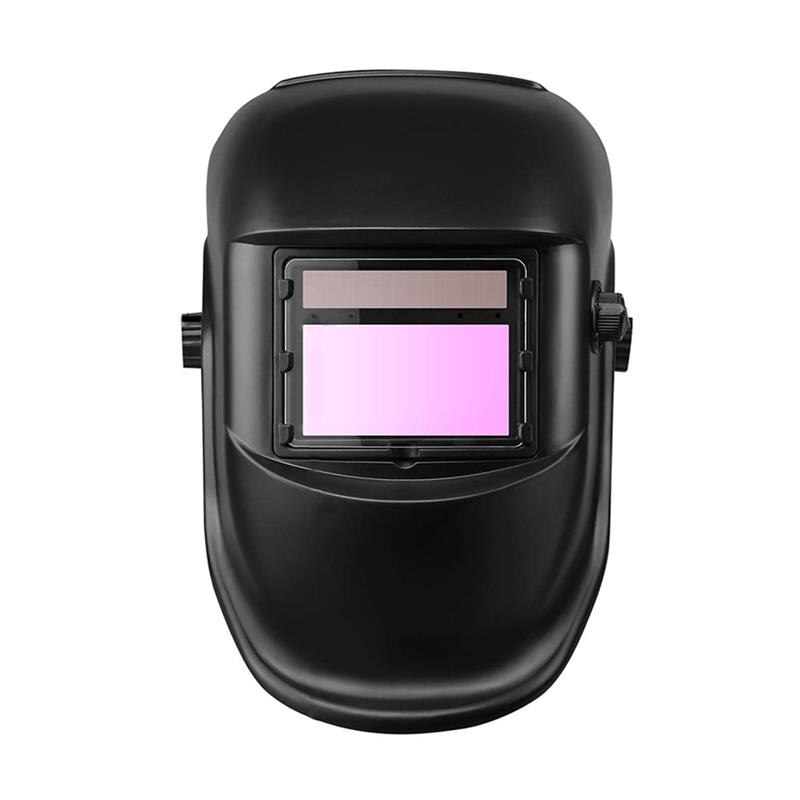 Solar Automatic Welding Helmet Welding Mask Head-Mounted Argon Arc Welding Cap Welding Protective Helmet Flat Flip Half