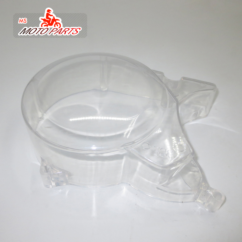 Transparent plasitc Engine Cover For Lifan YX Kick Start Horizontal Engine Zongshen Yingxiang Engine Parts dirt pit bike