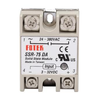40A single-phase solid state relay module SSR-25DA DC control AC AC AC control AC small SSR-10DA SSR-40DA 10A 25A: SSR-75DA
