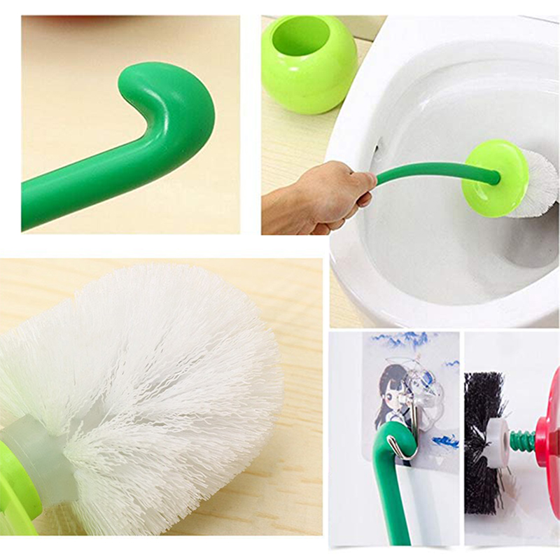 Simpatico scopino a forma di ciliegia bagno spazzola per la pulizia della Toilette in plastica strumento per la pulizia della Toilette domestica accessori per la Toilette