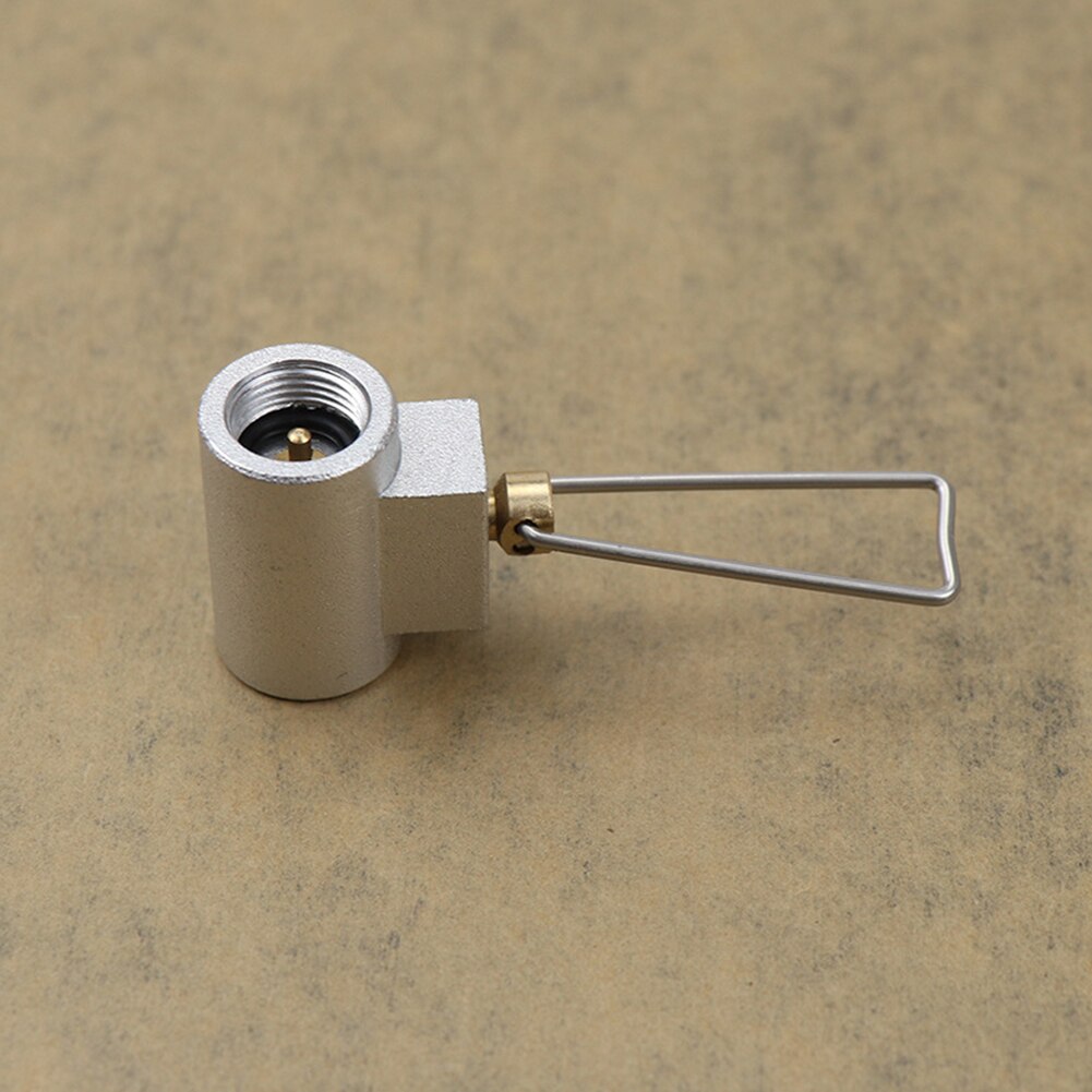 Stove Cartridge Canister Connector Outdoor Camping Gas Refill Adapter Valve Gas Camping Portable Outdoor Elements