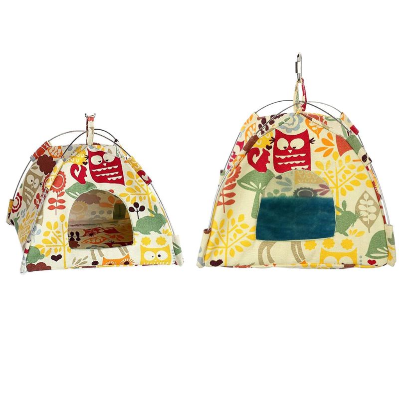 Lit-maison nid d'oiseau | Hamac, Habitat perroquet, grotte, tente perruche, cabane de sommeil