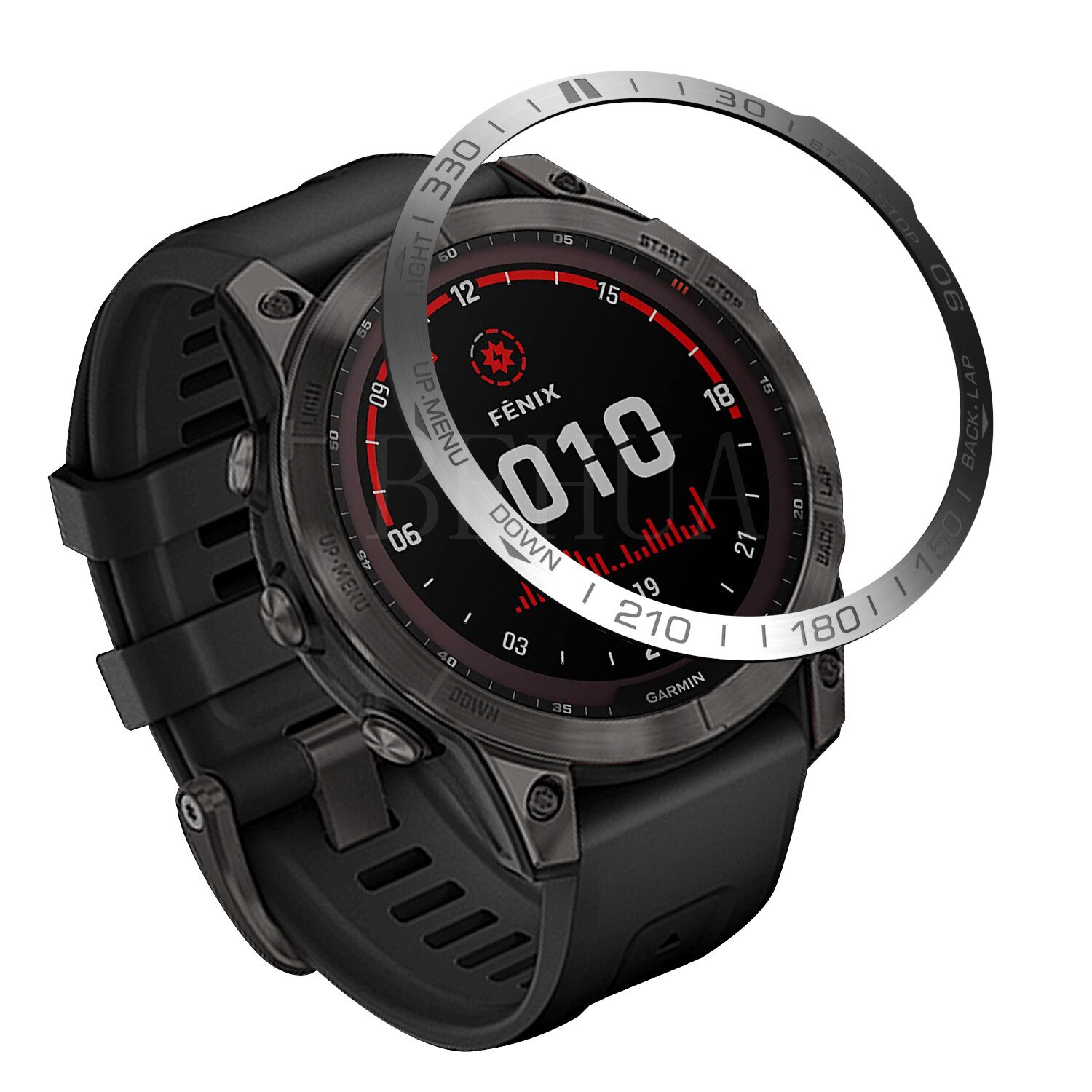 Behua Bezel Ring Styling Case Voor Garmin Fenix 7X 7S Smart Horloge Metalen Frame Dial Lijm Voor Garmin Fenix 7 Beschermhoes