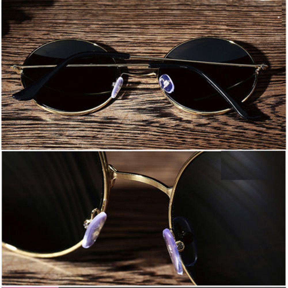 Ronde bril heren dames luxe zonnebrillen vintage rijzonnebril dames merk ronde zonnebril spiegel  uv400