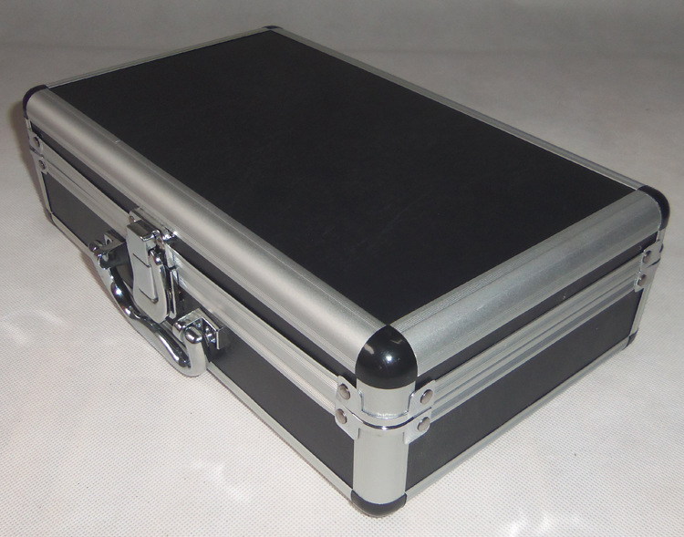 Toolbox Draagbare Aluminium Gereedschapskist Instrument Box Storage Case Handheld Slagvast Profiel Case Met Voering Spons