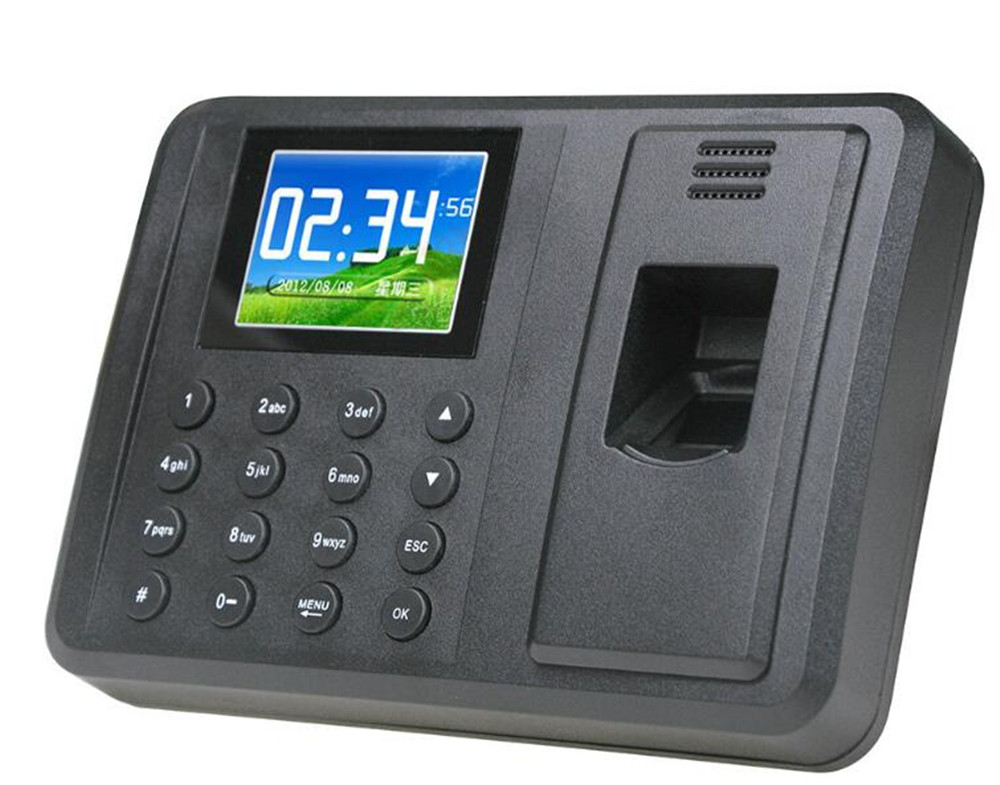 2.8 Inch TFT Monitor Fingerprint Time Attendance System A8