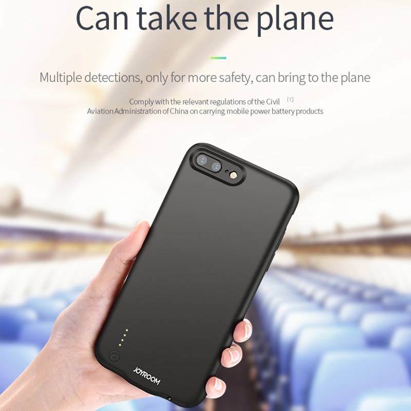 Joyroom, funda de batería para iphone 6s 6 Plus, funda de batería de Banco de energía para iphone 7 8 plus, fundas de cargador de batería portátil ultrafinas