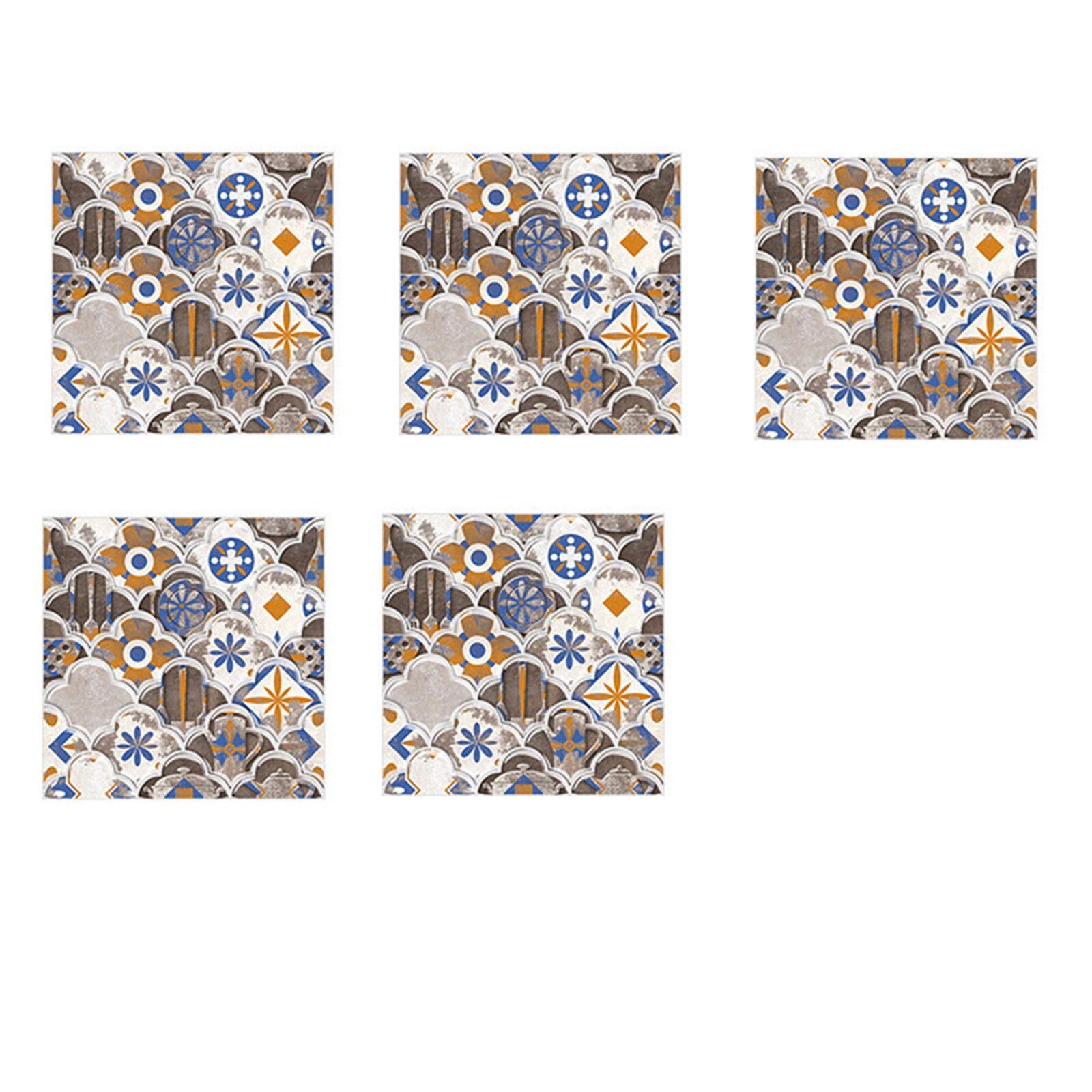 Mozaïek Tegel Zelfklevende Muur Sticker 5Pcs 10X10Cm Keuken Behang Muurschilderingen Waterdicht Stickers Woonkamer badkamer Decoratie: K