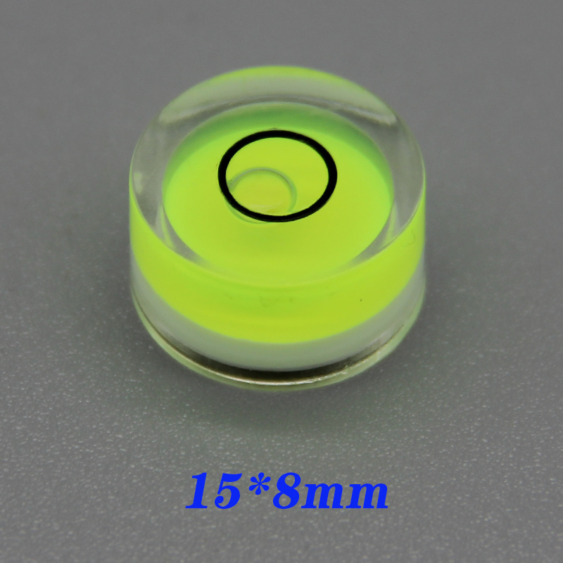 Acrylic Bubble Level Mini Level Gauge Bullseye Level Measuring Instrument: black