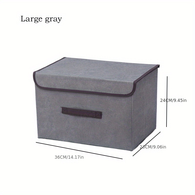 Household Fabric Storage Box Foldable Clothing Storage And Finishing Box Multi-purpose Non-woven Dust-proof Storage Box: Pink