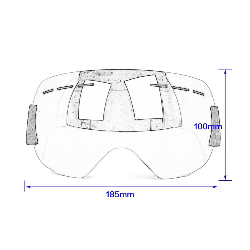 Motocross Ski Googles UV400 anti-fog Snow Sports Snowboard mask Windproof Eyewear Motorcycle MX Off Road Helmets Cycling Glasses