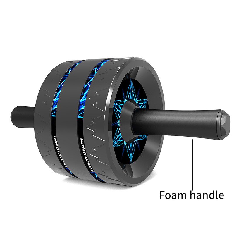 Ab Roller Abdominal Wheel Ab Roller with Mat For Arm Waist Leg Core Training Exercise Gym Fitness Equipment: Gold