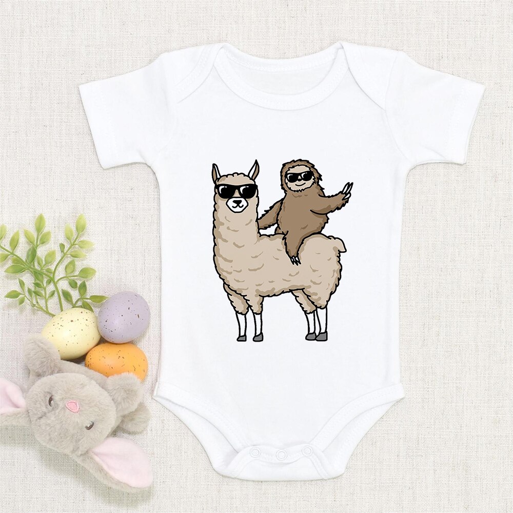 Baby Junge Kleidung Lustige Alpaka Trägheit Baby 2022 Neugeborenen Baby Mädchen Bodysuit Kleinkind Baby Gesamt eins-Stück Ropa Bebe harajuku: HY-20AC1873 / 18-24M