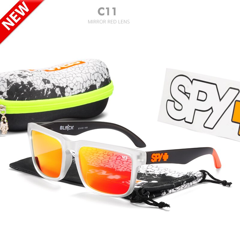 Roer Gepolariseerde Zonnebril Mannen Klassieke Vierkante Unisex Zonnebril Ken Block Met Originele Doos Gelukkig 43 Lense: C11