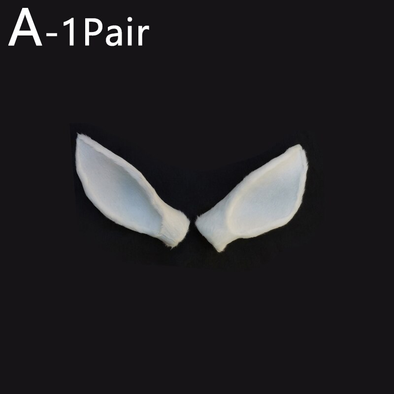 1 Pair Simulation Deer Ears DIY Headgear Accessories Wedding Photography Props Performance Cute Christmas Decorations: A-White