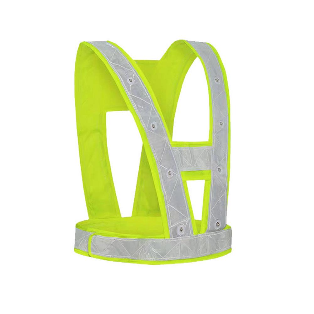LED Running Reflective Vests Elastic Safe Night Riding Clothing: 01