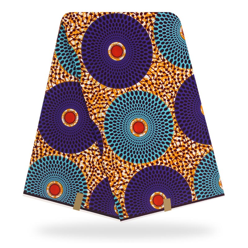 african wax print fabric ankara fabric 6yards african wax prints polyester wax fabric for dress: color16