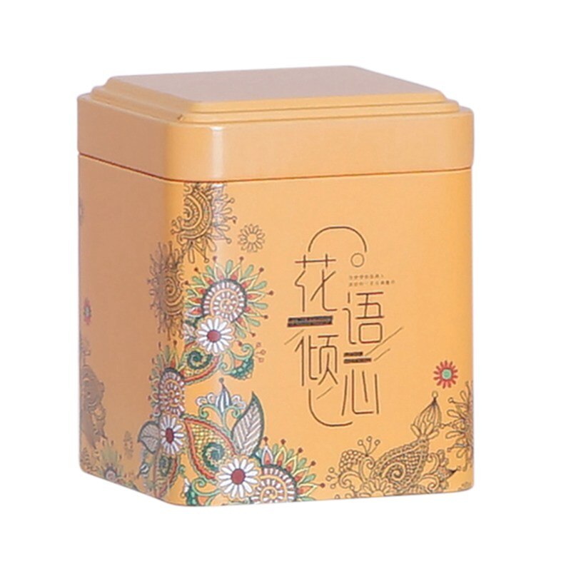 Chinese style universal small tea tin cans, candy tins, fragrant tea tins, tinplate tea packaging boxes, portable tea tins: KR1539E