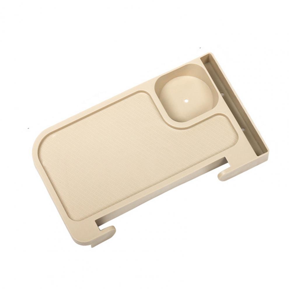 Camping Stuhl Regal mit Tasse Camping Stuhl Ablage Liege Stuhl Seite Tablett Angeln Stühle Ablage Snack Organizer: Weiß