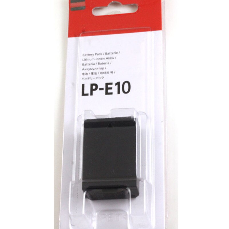 Kit 4 Batterie LP-E10 + Caricabatterie USB Doppio Per Canon EOS 1100D, 1200D, 1300D, T3, T5, T6 E Modelli X50/X70/X80