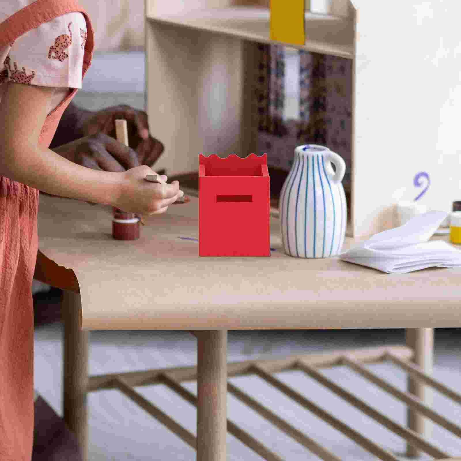 2 Stuks Mini Huis Mailbox Diy Versiering Mini Meubels Model Miniatuur Mailbox