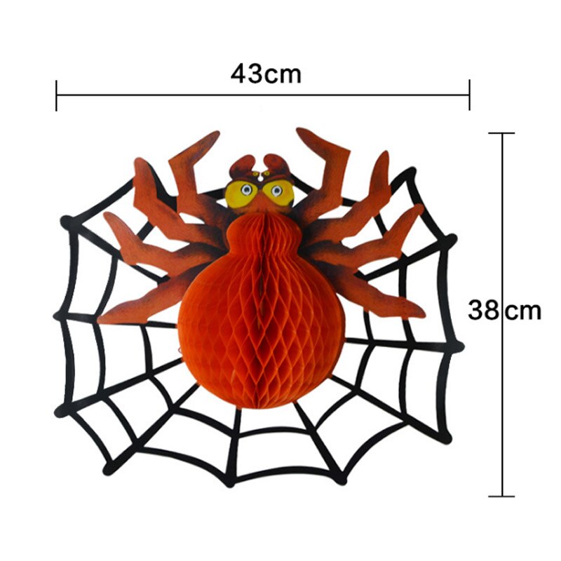 Pliable papier lanterne sorcière barre terreur nouveauté fantôme citrouille araignée maison hantée 1pc Halloween fête fantasmagorique: 5