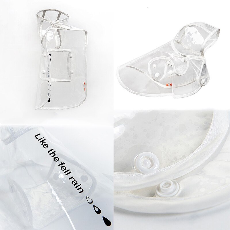 Transparent Waterproof Rain Coat For Dogs Cat Pet Pet Dog Raincoat For Small Dogs Medium Puppy Transparent Dog Raincoats
