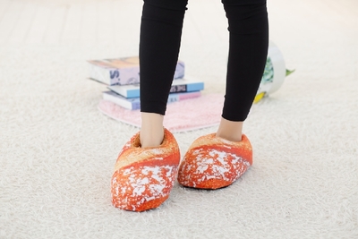 Ensoleillé everest hamburger pantoufle hiver chaussures chaudes belle famille fête chaussures types de pain 36-40: sugar