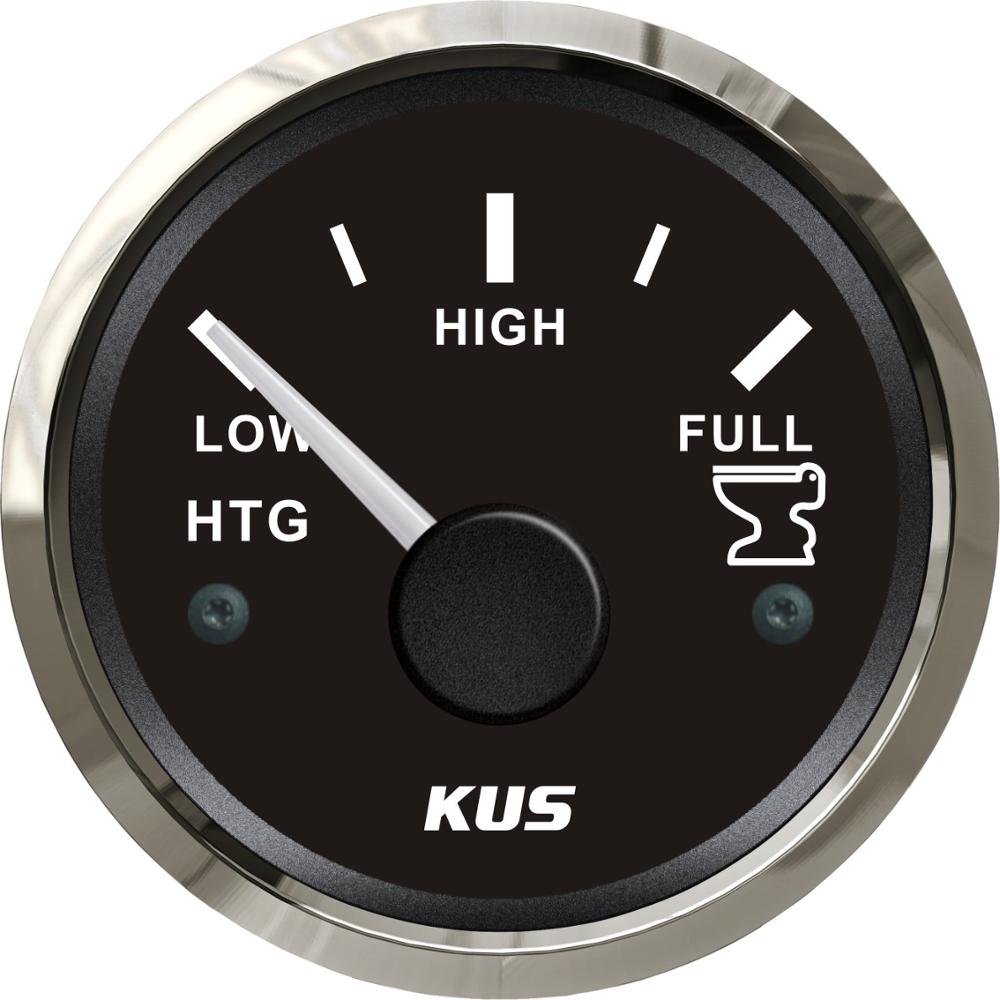 Kus bilbåd holder tank niveaumåler marinemåler indikator 0-190 ohm signal 52mm(2 &quot; ) 12v/24v: Bs