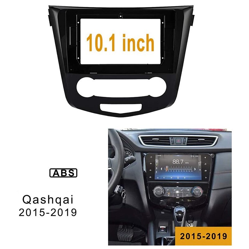 10,1 zoll Auto Stereo Faszie Tafel Rahmen DVD Tafel Lünette Rahmen Installation trimmen Bausatz passen für NISSAN Qashqai