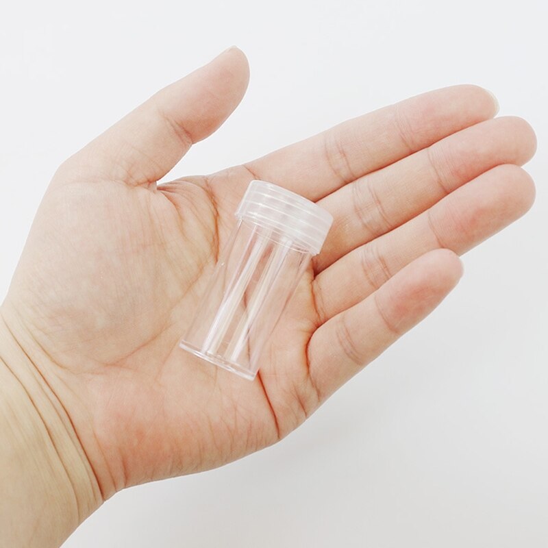 Clear Plastic Bead Storage Containers Set Jars Diamond Painting Accessory Box Transparent Bottles for DIY Diamond Transparent B