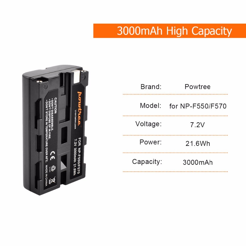 3000 mah np -f550 np f550 npf 550 kamera batteri til sony np -f330 np-f530 np-f570 np-f730 np-f750 hi-8 gv-d200 d800 trv 81 sc55 l10