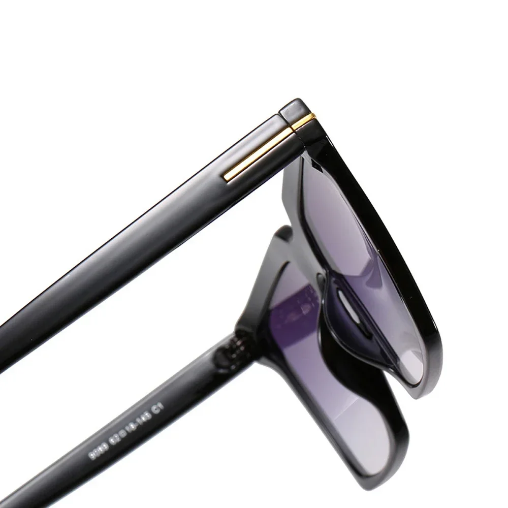 Kwadratowe okulary przeciwsłoneczne damskie 2025 Vintage marka Oversize T damskie okulary przeciwsłoneczne czarne gradientowe okulary damskie męskie óculos UV400