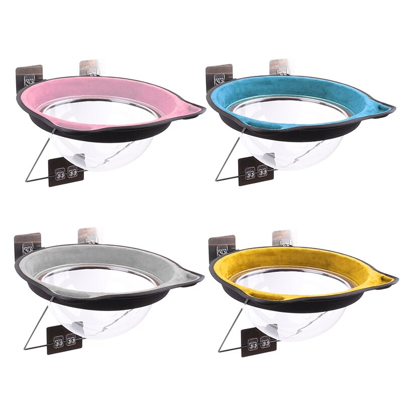 Cat Hammock Bed Window Pod Lounger Self-Adhesive Warm Bed For Pet Cat Rest House Soft Cat Bed Comfortable Ferret Cage