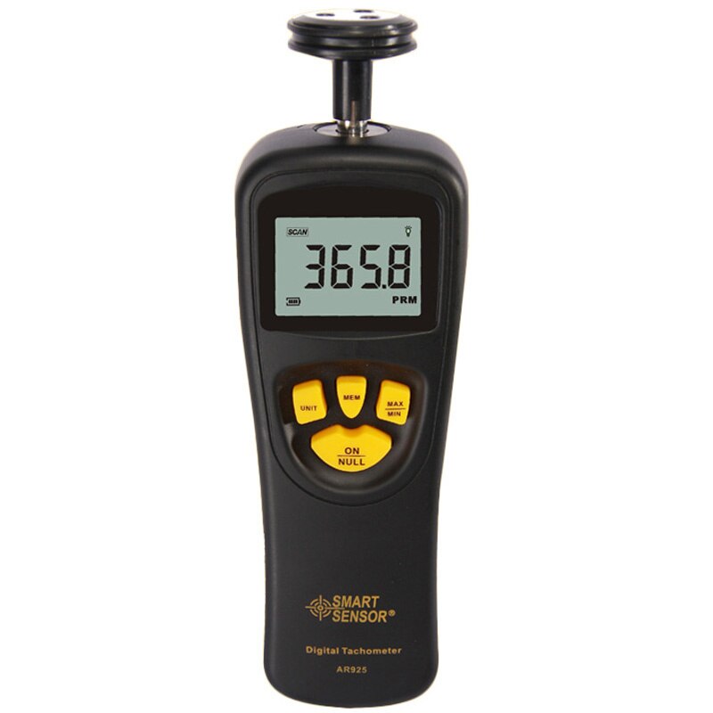 Tester Velocità Rotazione Contagiri Digitale Portatile - Tachimetro LCD 0,5-19999 RPM, Con Retroilluminazione E Memoria Contagiri LCD Alta Precisione - 3