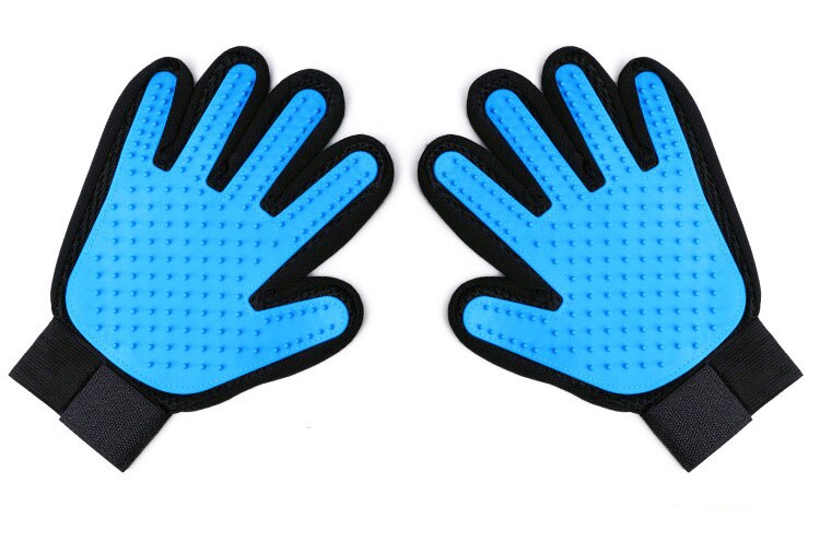 Pet Cat Glove For Animal Comb Cat Grooming Deshedding Right Hand Hair Removal Brush Finger Touch Glove: 6 / Just Right Hand