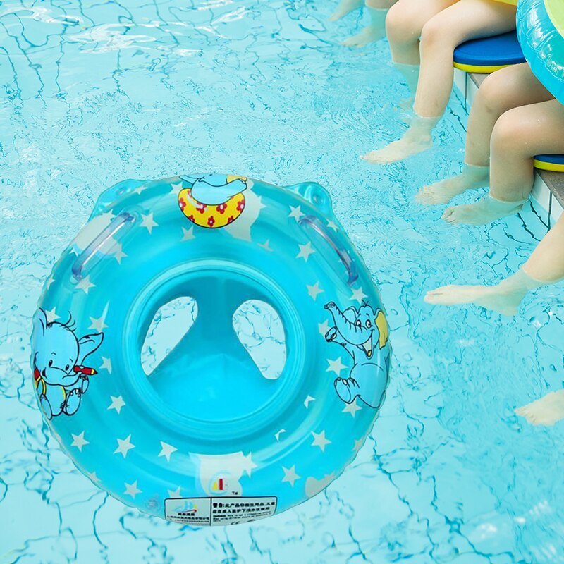Opblaasbare Boei Babyzitje Baby-Zwemmen Cirkel Dubbel Handvat Veiligheid Babyzitje Float Zwembad Ring Opblaasbare Water Speelgoed