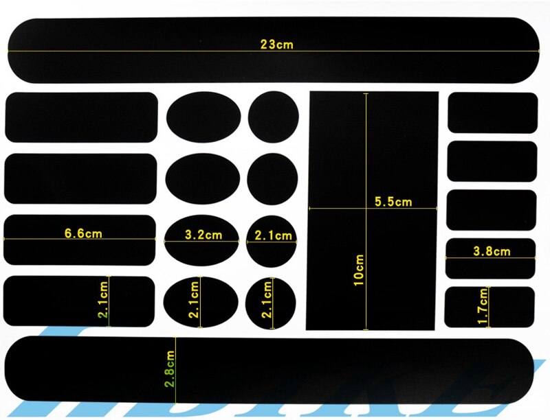 Carbon fiber sticker with bicycle protective film