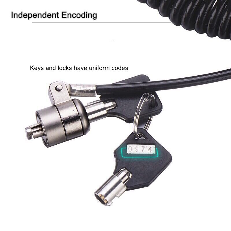 Security cable ipad lock Laptop lock Notebook lock(039)